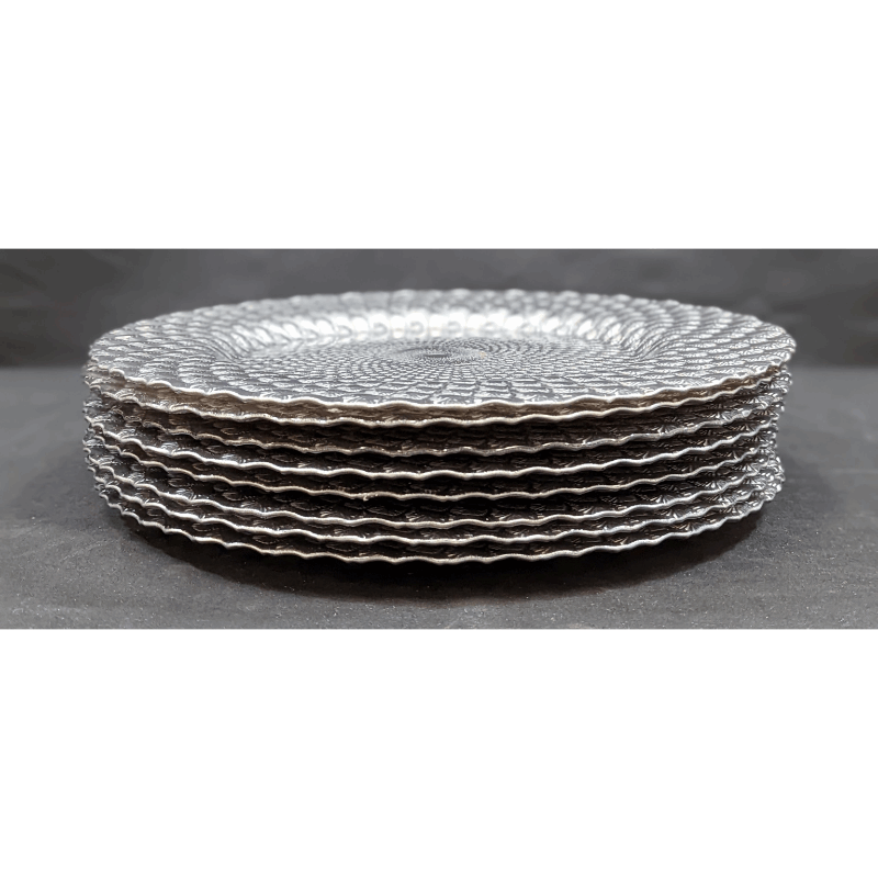 Set of 8  Elegant Charger Plates Furniture & Home Decor KW Consignment Inc. 220.00