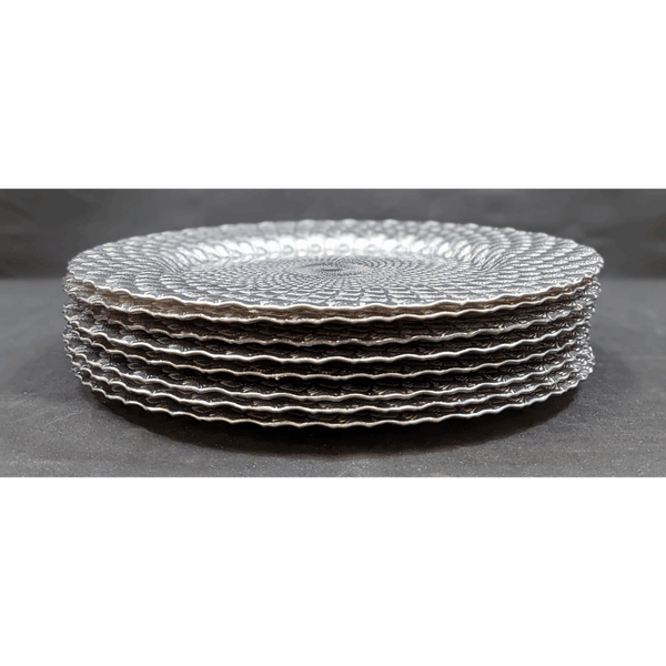 Set of 8  Elegant Charger Plates Furniture & Home Decor KW Consignment Inc. 220.00