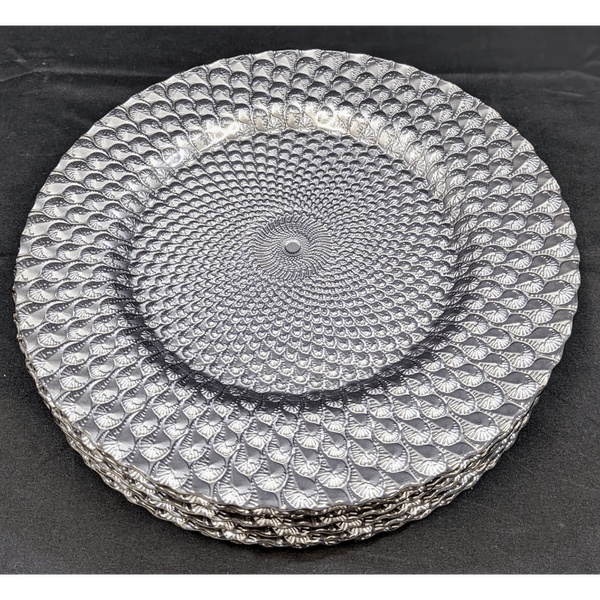 Set of 8  Elegant Charger Plates Furniture & Home Decor KW Consignment Inc. 220.00
