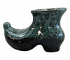 Vintage Blue Green Drip Glaze Boot KW Consignment Inc.