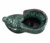 Vintage Blue Green Drip Glaze Boot KW Consignment Inc.