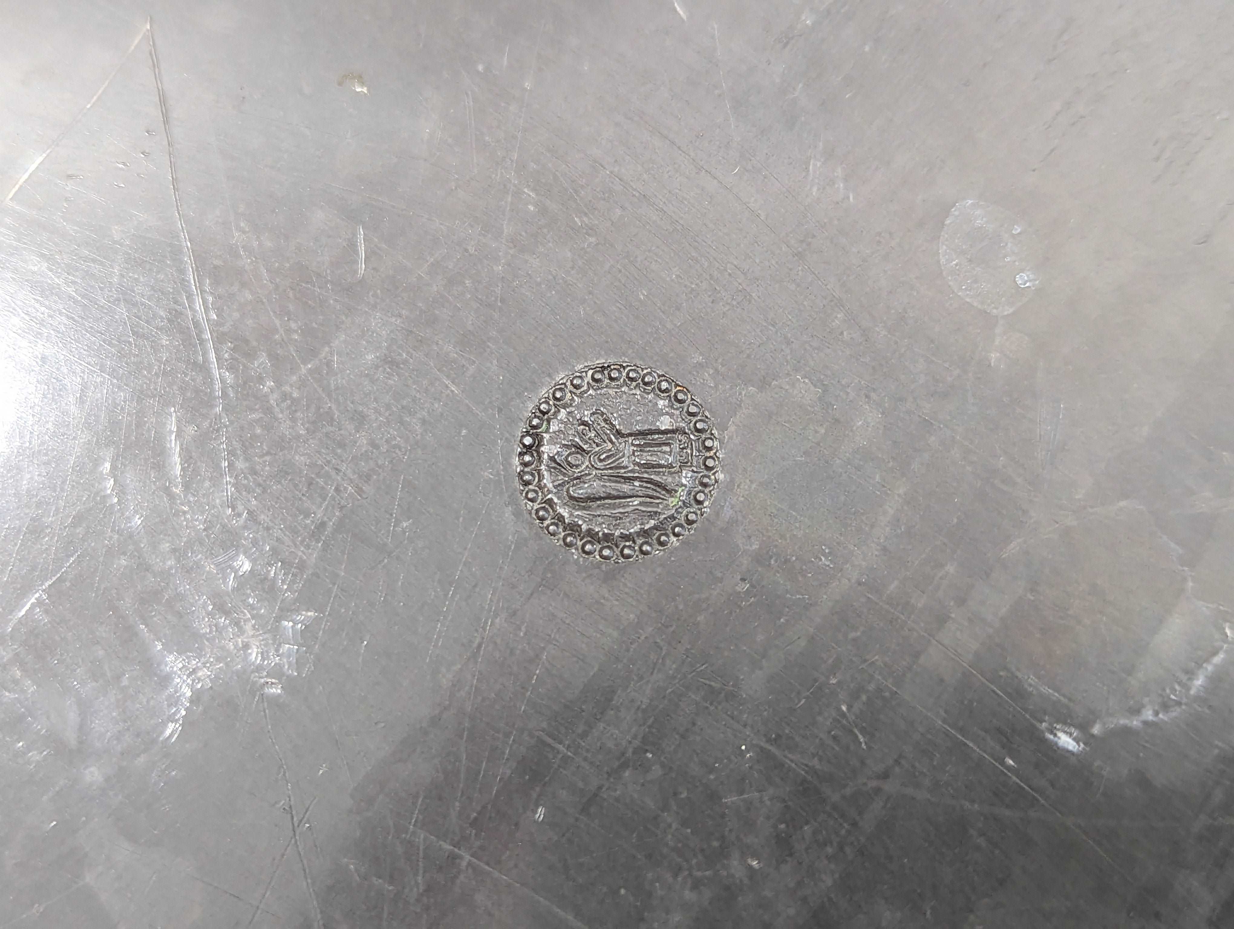 Pewter Bowl with Scalloped Edges KW Consignment Inc.