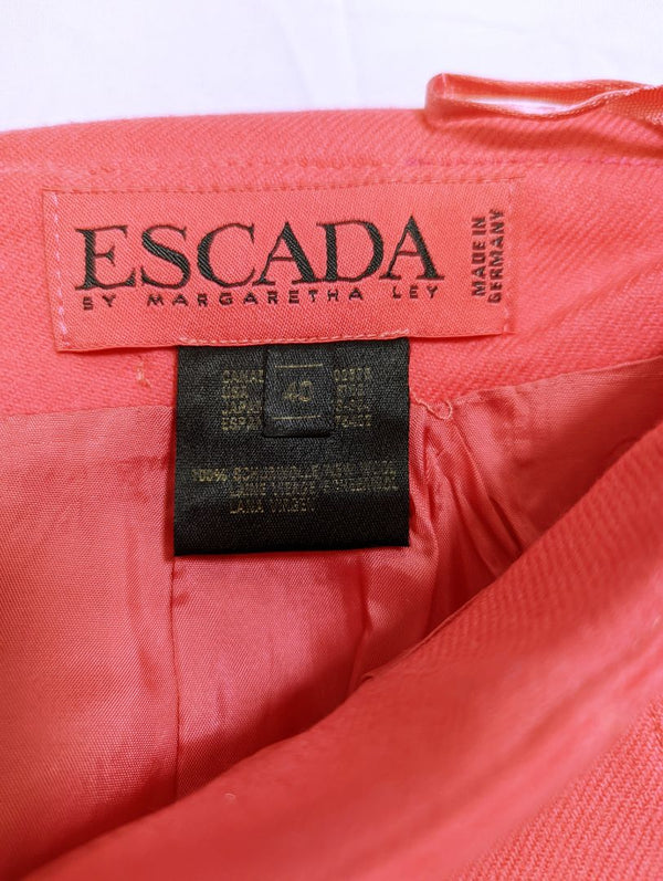 Pink Escada 2 Piece Suit Set