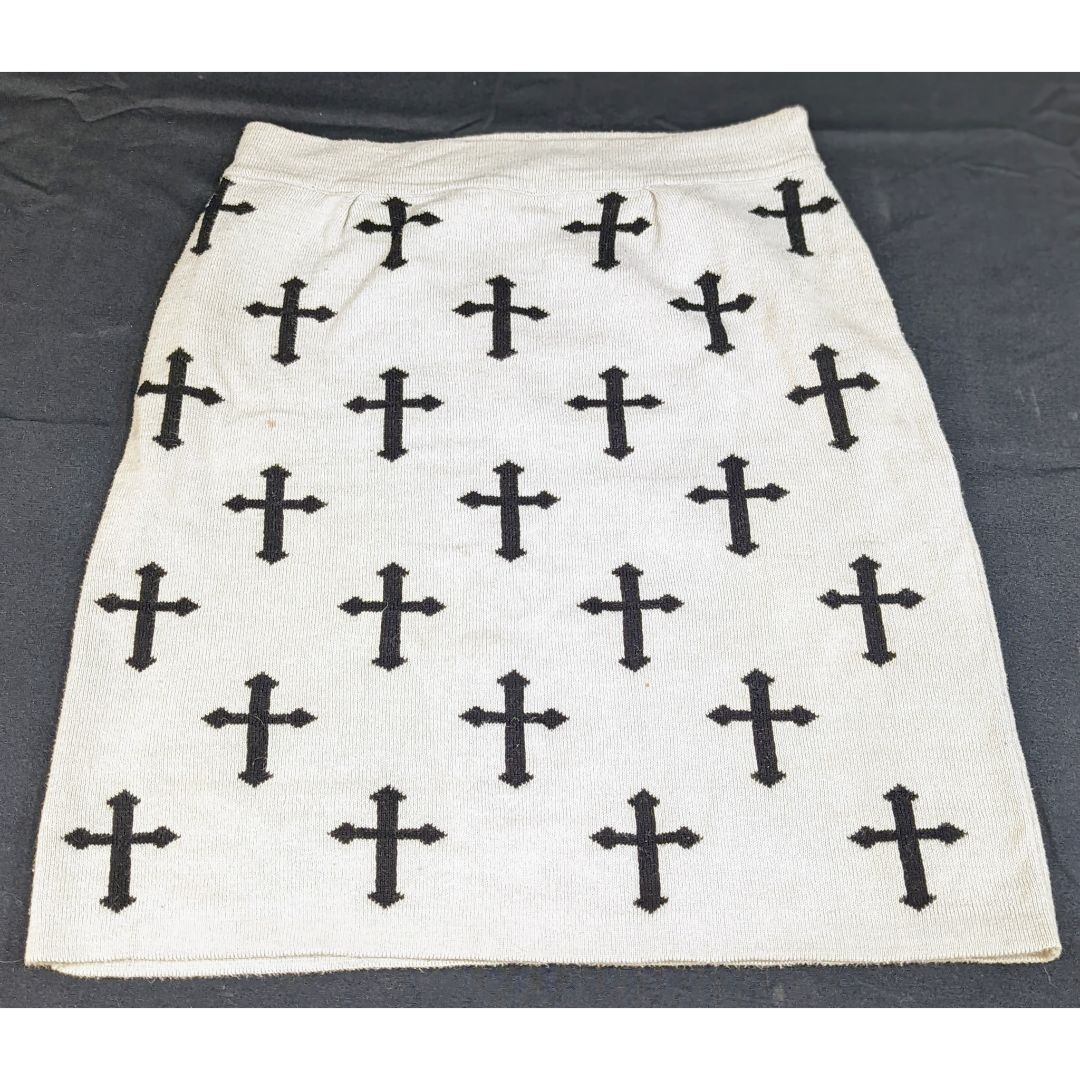 Dex Bodycon Skirt with Crosses