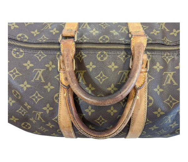 Louis Vuitton Monogram Canvas Keepall 50 Travel Bag