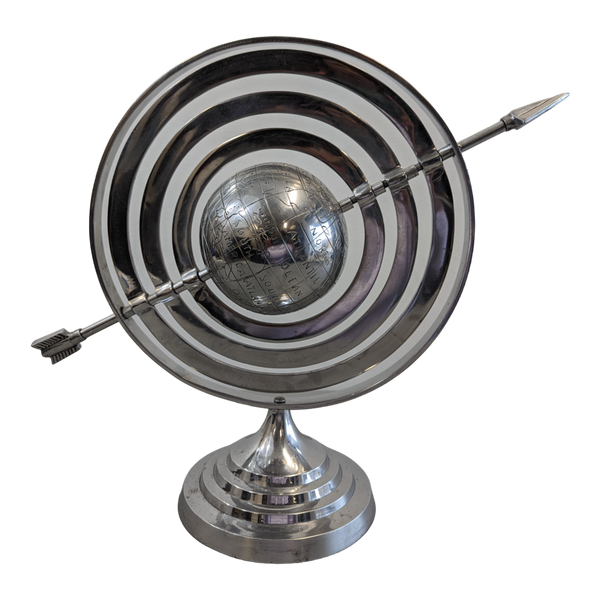 Nautical Marine Stainless Globe Furniture & Home Decor KW Consignment Inc. 98.00