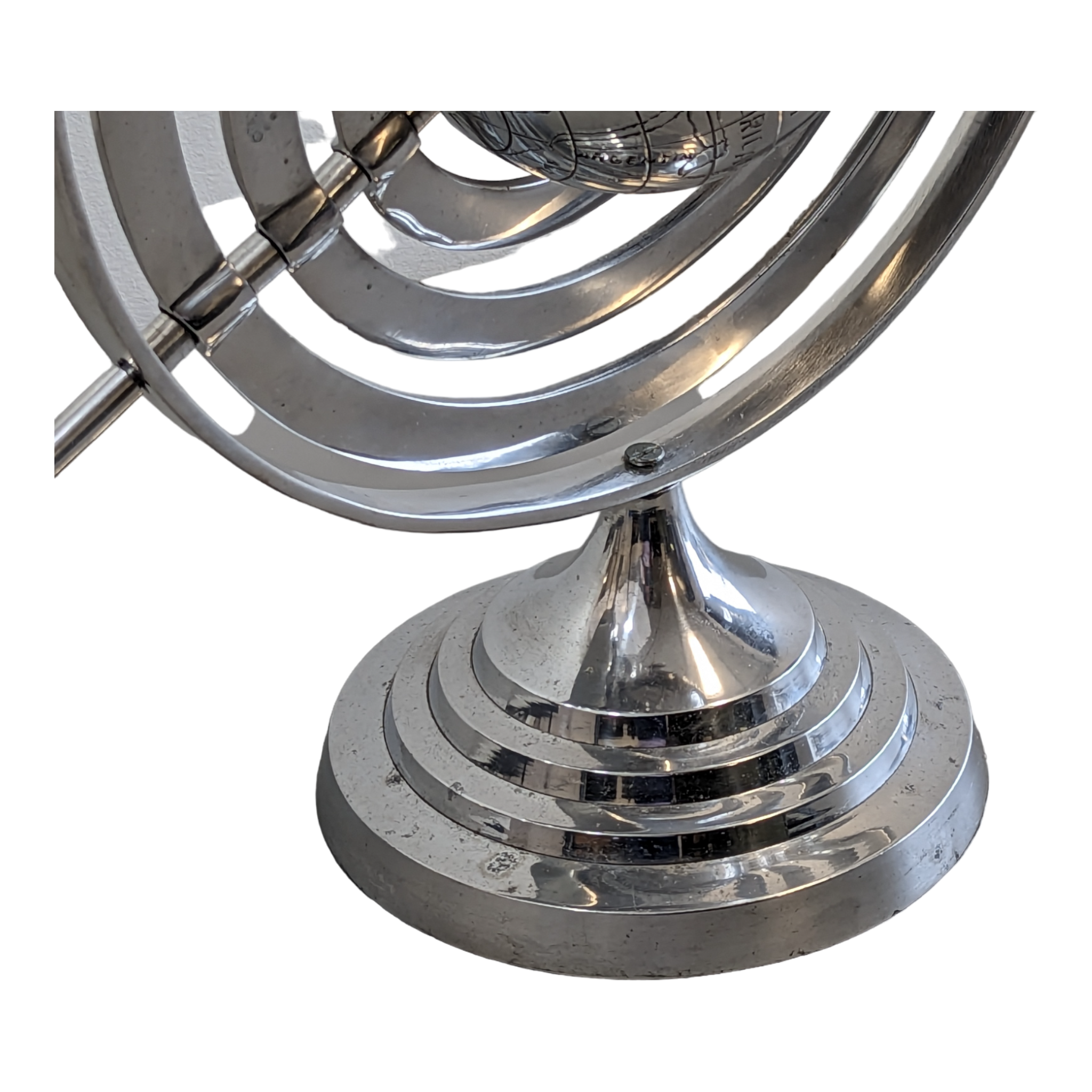 Nautical Marine Stainless Globe Furniture & Home Decor KW Consignment Inc. 98.00