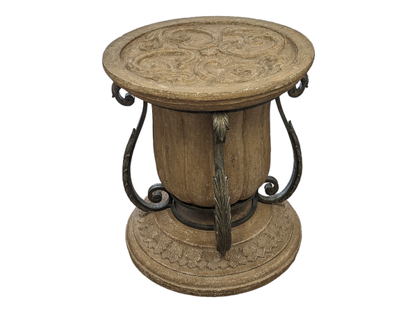 Faux concrete & metal table Unique Finds KW Consignment Inc. 164.99