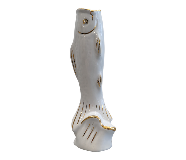 Porcelain Fish Vase KW Consignment Inc.