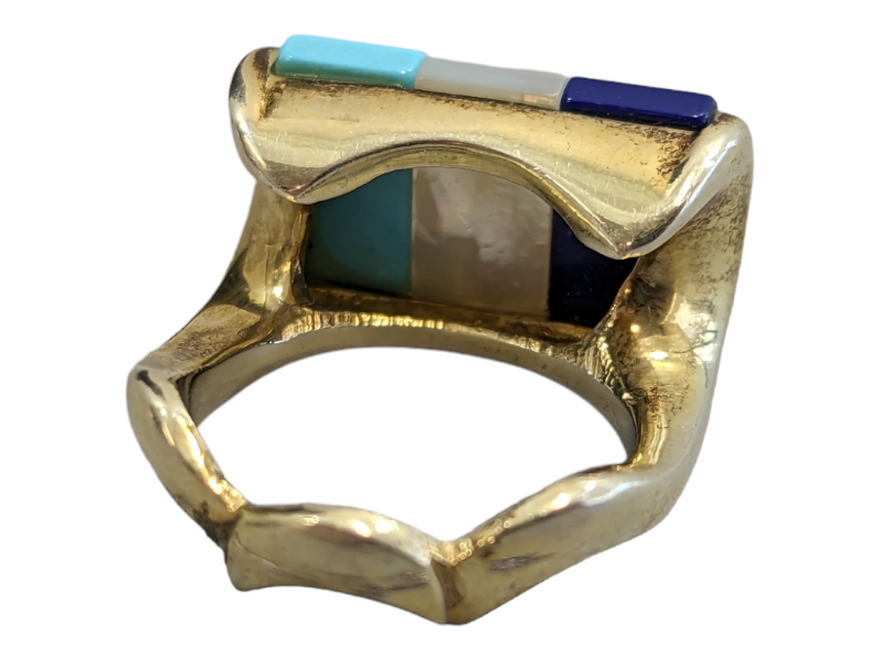 Italy 925 Gold Ring