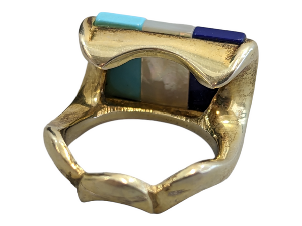 Italy 925 Gold Ring