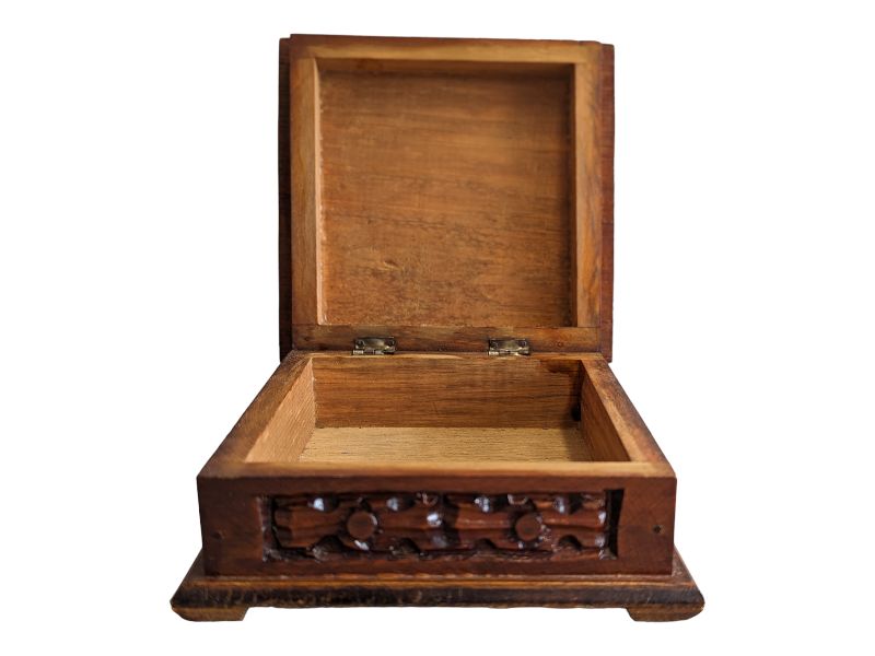 Square Wooden Box