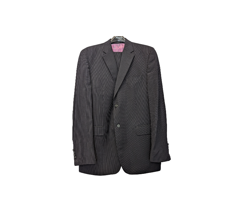 Sean John Peak Lapel Pin Stripe Suit
