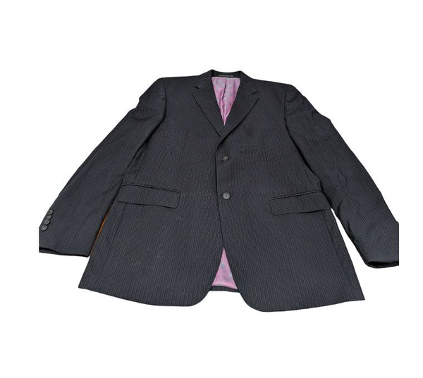 Sean John Peak Lapel Pin Stripe Suit