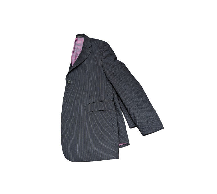 Sean John Peak Lapel Pin Stripe Suit