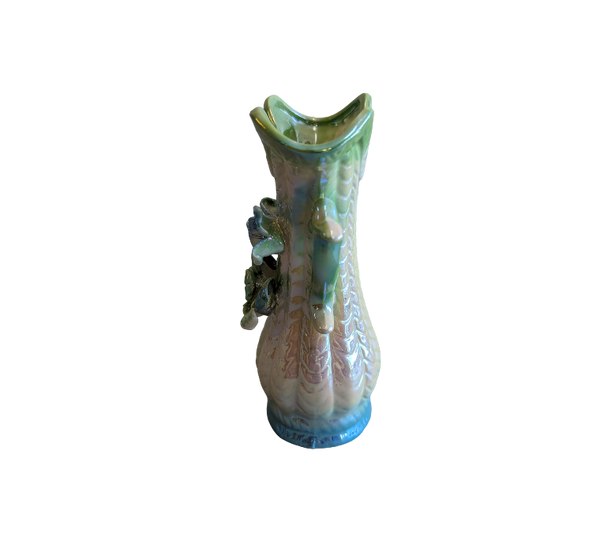 4.5" Blue + Green Decorative Vase