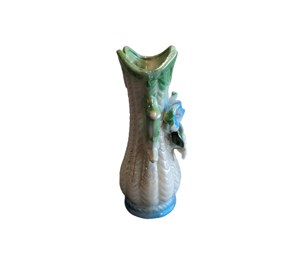 4.5" Blue + Green Decorative Vase