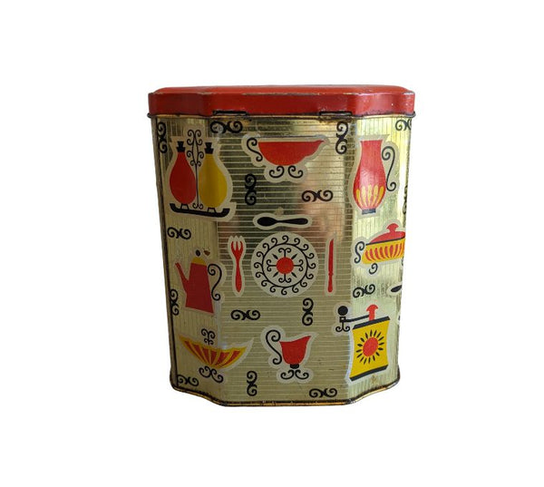 Red & Gold Tin