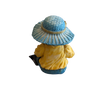 Teddy Bear wearing blue hat & Garden Hoe