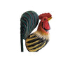 Solid Wood Hand Painted Rooster