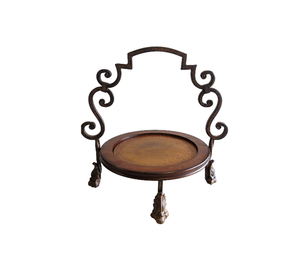 Pie Stand Wood iron