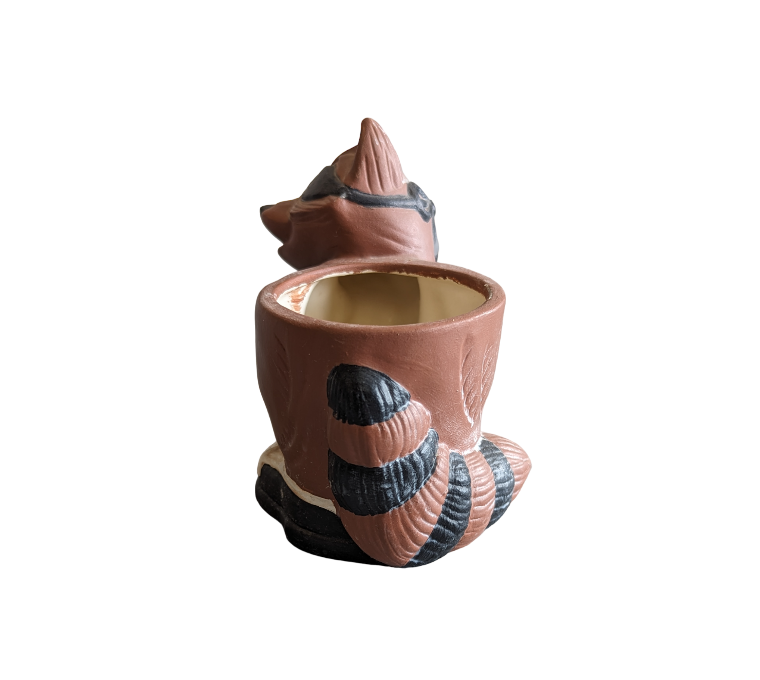 Raccoon Flower Pot