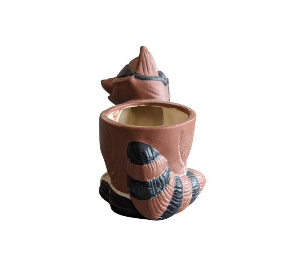 Raccoon Flower Pot
