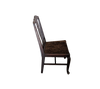 Chair with Brown Velvet Seat