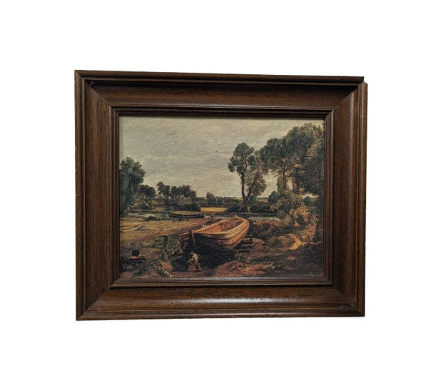 Boat Building Near Flatford Mill by John Constable 1815