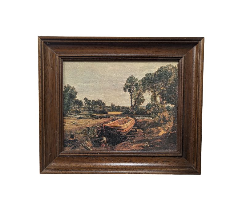 Boat Building Near Flatford Mill by John Constable 1815