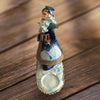 Blue Santa Figure