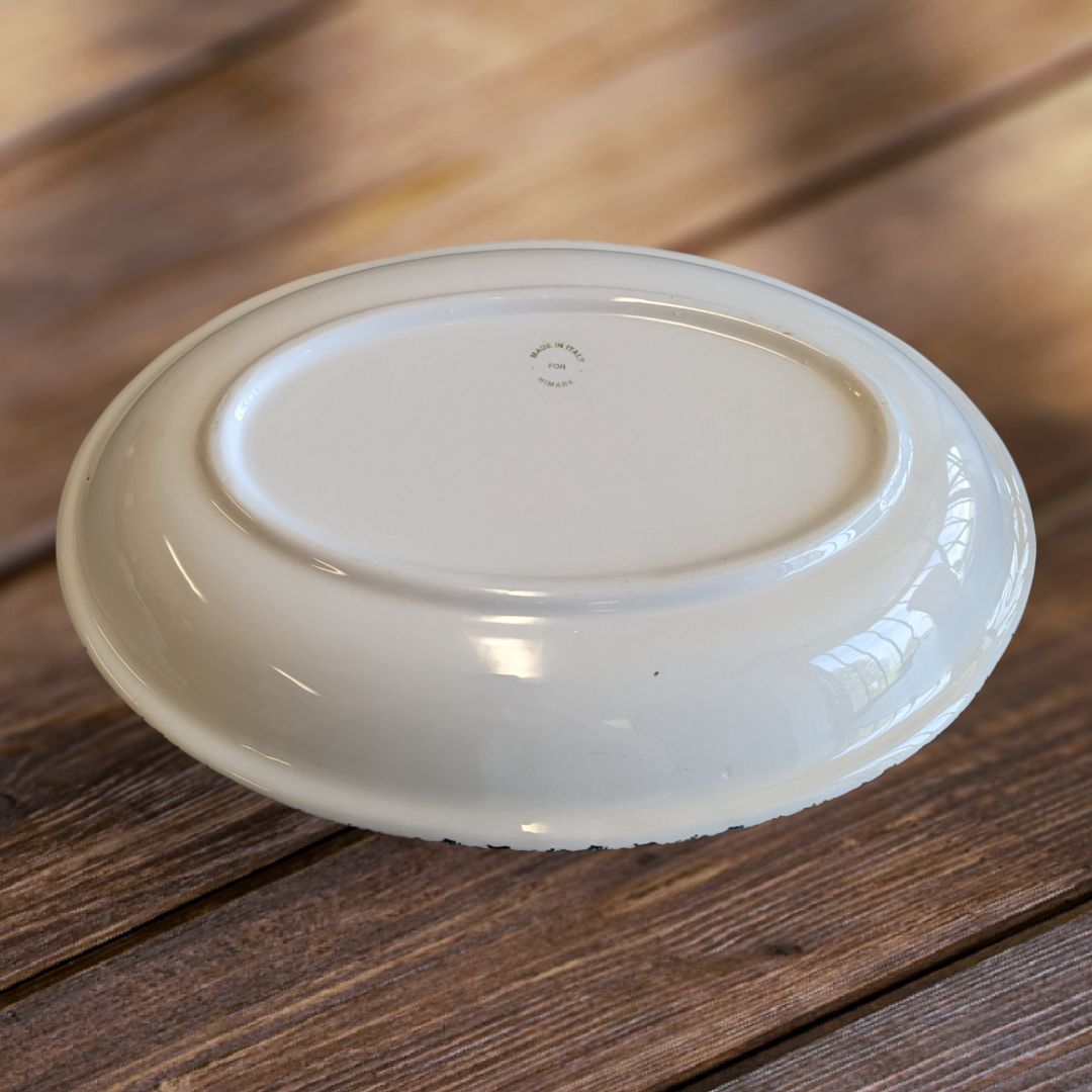 Large Serving Spongeware Pasta Serving Bowl