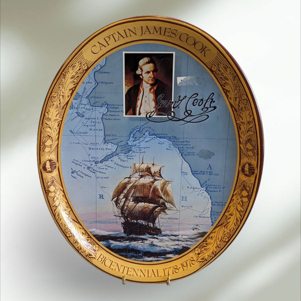Captain James Cook bicentennial 1778-1978 Coca-Cola tray