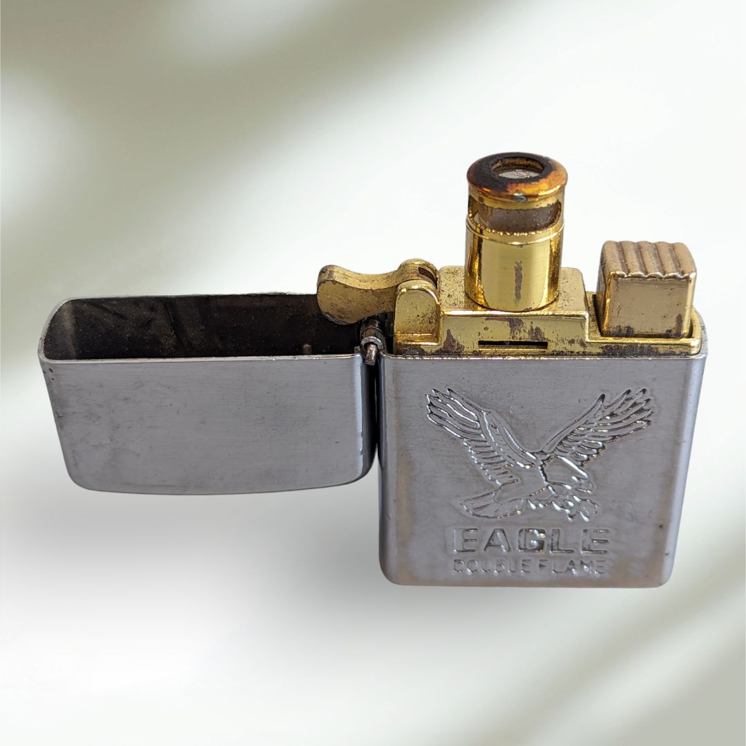 Vintage Eagle Turbo & Flame Gas Lighter