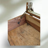 Vintage Cedar Storage Box Carved