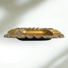 Vintage Solid Brass Square Ashtray