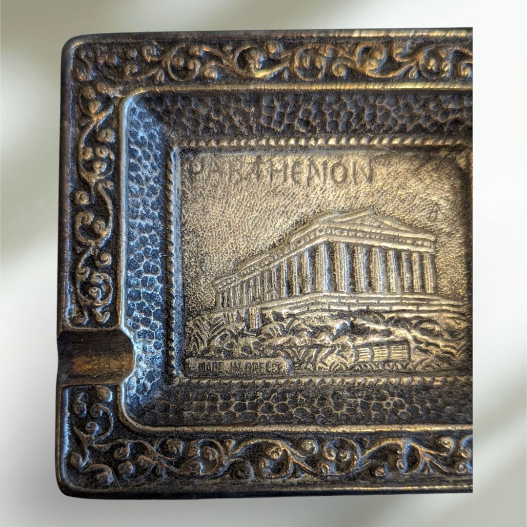 Vintage Greek Parthenon Ashtray