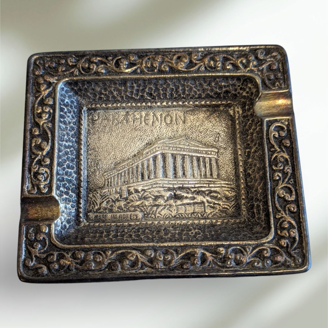 Vintage Greek Parthenon Ashtray