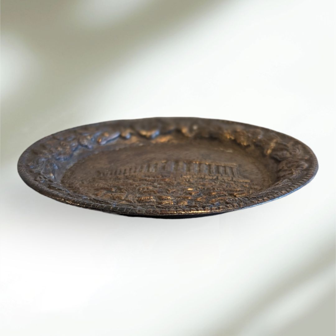 Vintage Greek Parthenon Small Trinket Dish