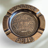 Vintage Copper Niagara Falls Ashtray