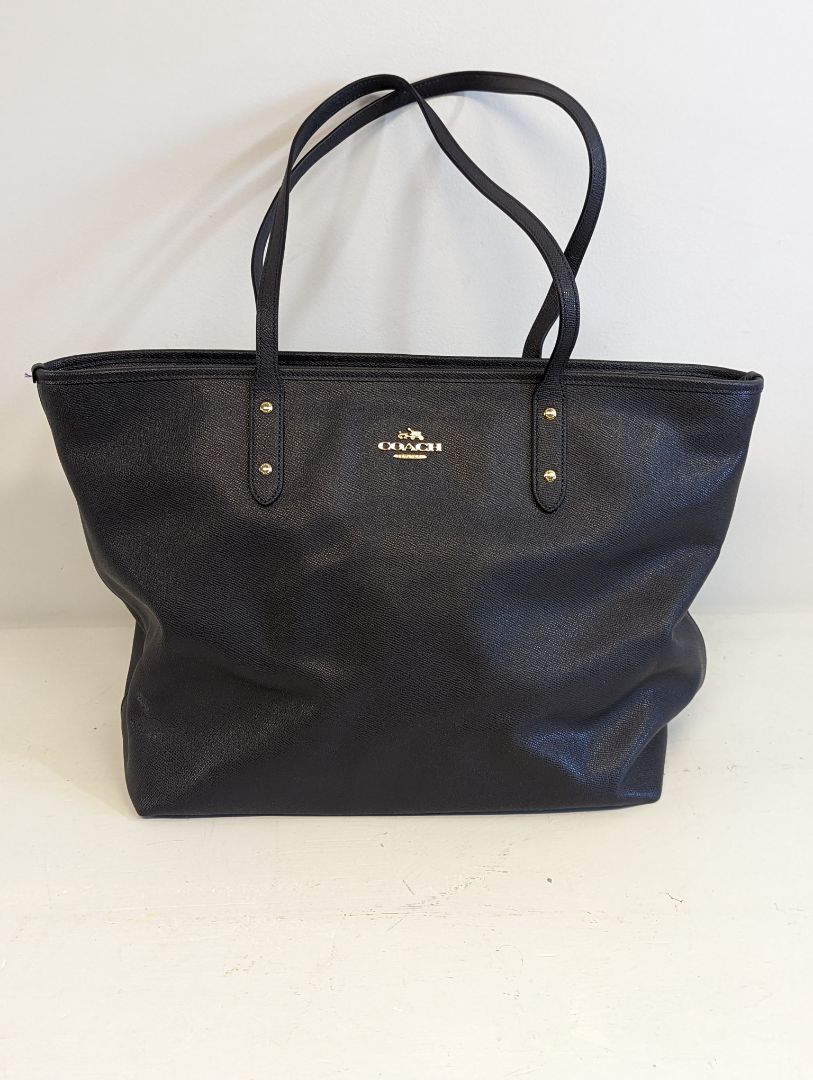 COACH Navy Blue Tote Bag