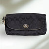COACH Signature large flap Wristlet