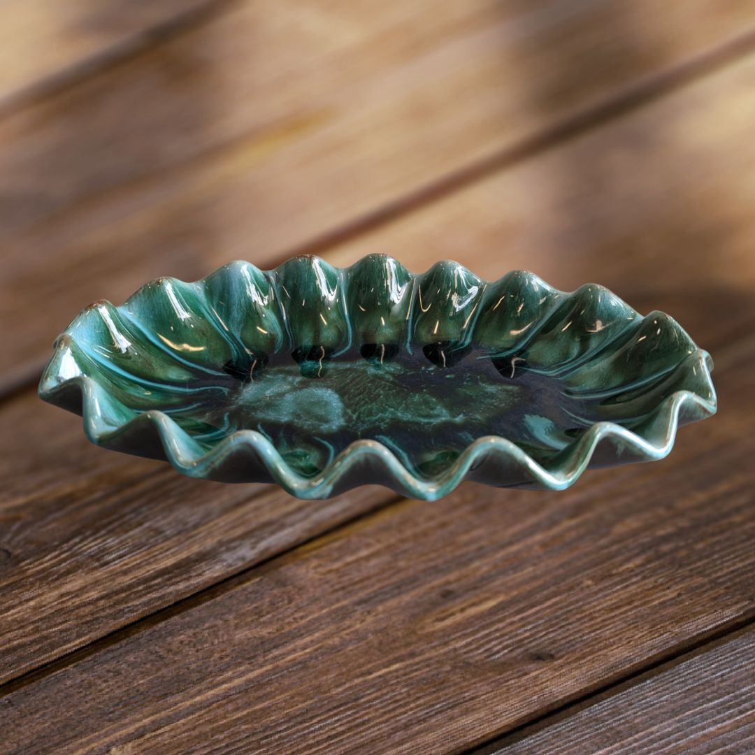 Blue Mountain Pottery - Fluted Oval Serving Dish