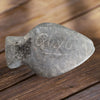 Eskimo Art Inuit Soapstone Carving Of Face - Signed QUYU