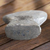 Eskimo Art Inuit Soapstone Carving Of Face - Signed QUYU