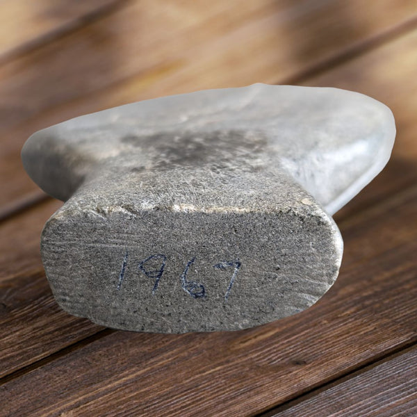 Eskimo Art Inuit Soapstone Carving Of Face - Signed QUYU