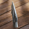 Eskimo Art Inuit Soapstone Carving Of Face - Signed QUYU
