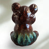 Blue Mountain Pottery - Beautiful Drip Glaze Pottery Teddy Bear