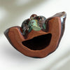 Blue Mountain Pottery - Beautiful Drip Glaze Pottery Teddy Bear