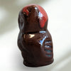 Beautiful Drip Glaze Pottery Owl
